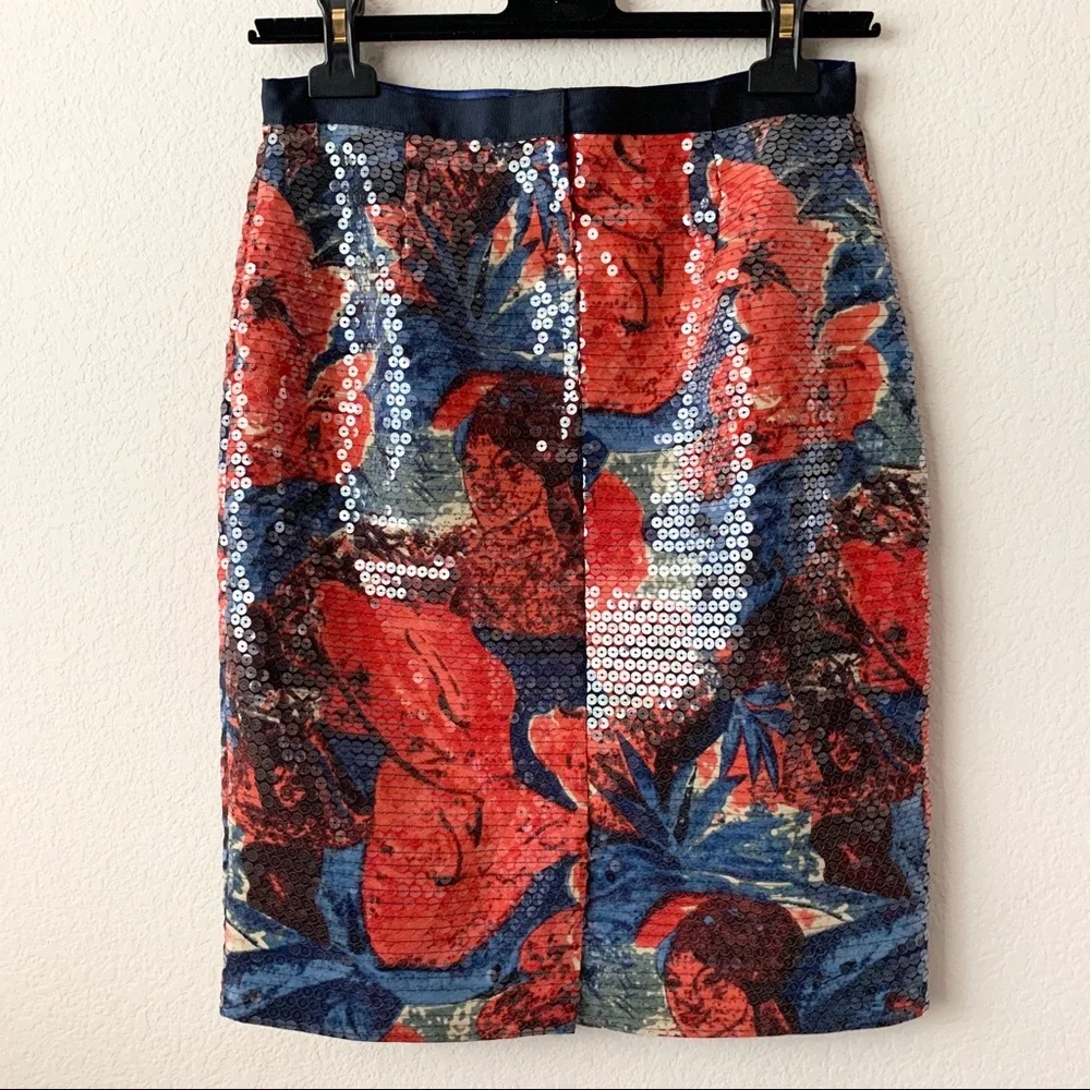 Anthropologie sequin pencil skirt